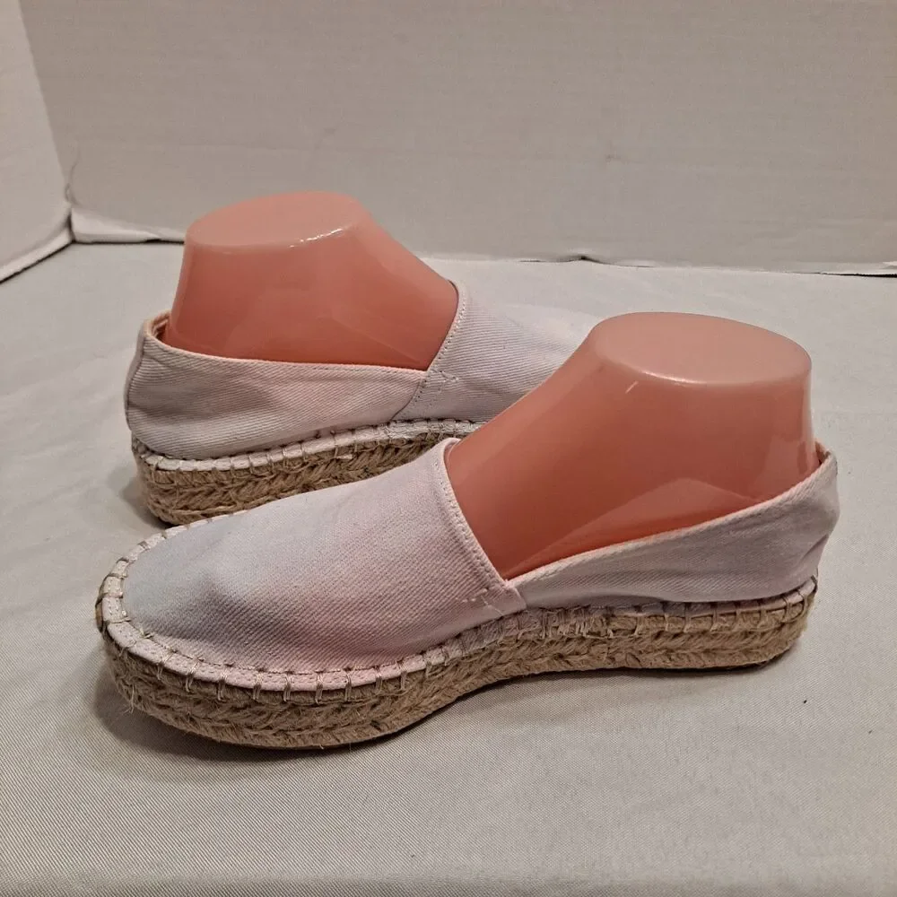 Splendid Womens Laney Espadrille Slip On Shoe Size 8.5 Pastel Tie Dye